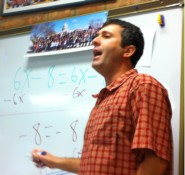 Math teacher Adam Bergman